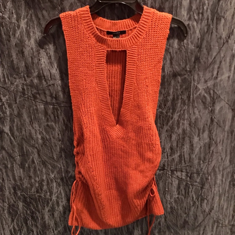 NWOT forever 21 burnt orange sweater